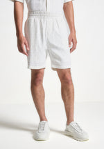 Jordan - Eiffel Monogram Shorts - White