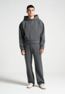 Gérard - Cropped Hoodie - Dark Grey