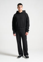 eternel-pintuck-joggers-black