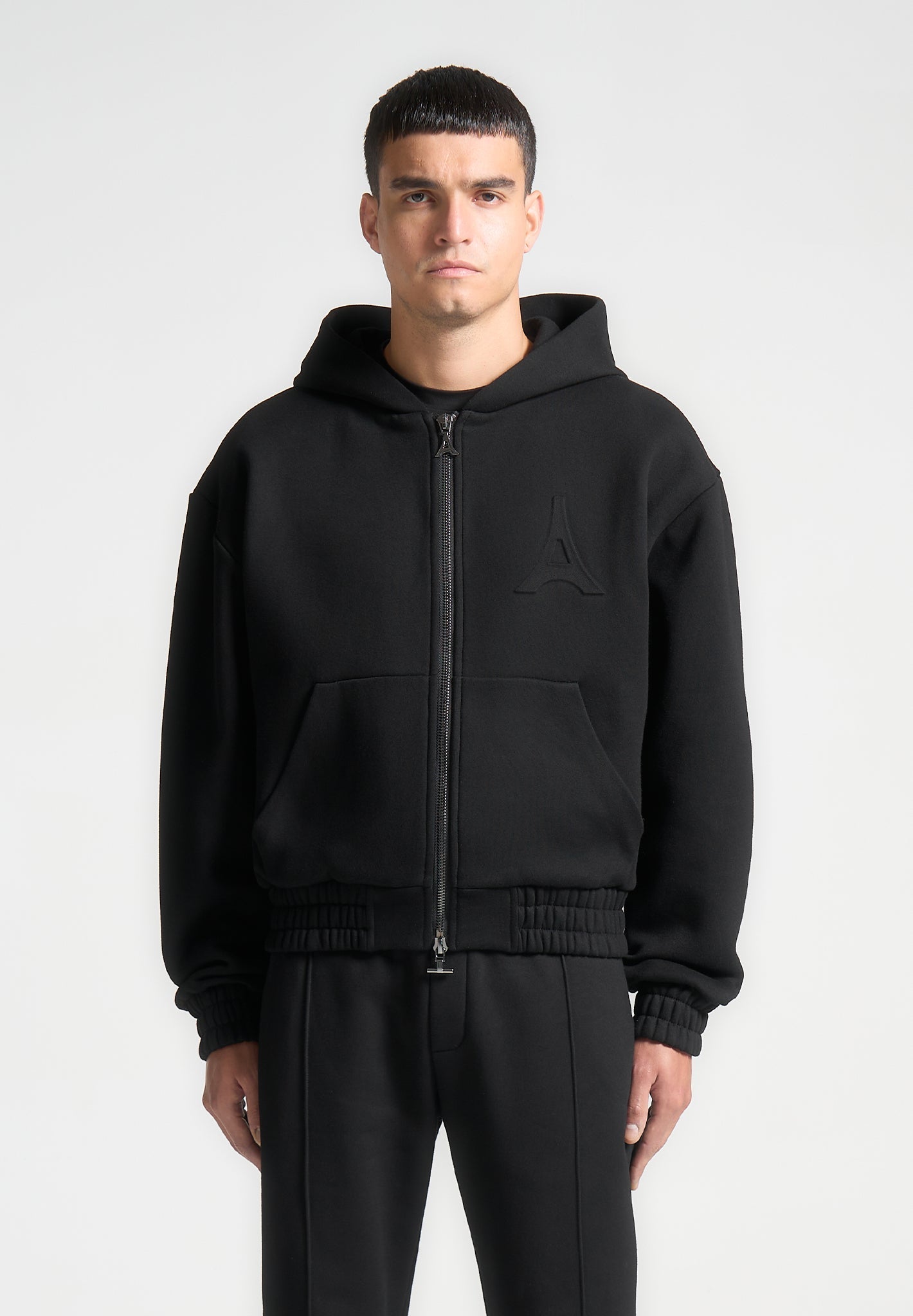 js006-embossed-zip-hoodie-black