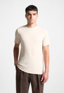 Armand - Fitted Luxe T-Shirt - Cream
