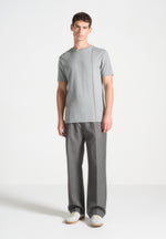 eternel-regular-fit-cotton-t-shirt-with-pintuck-grey