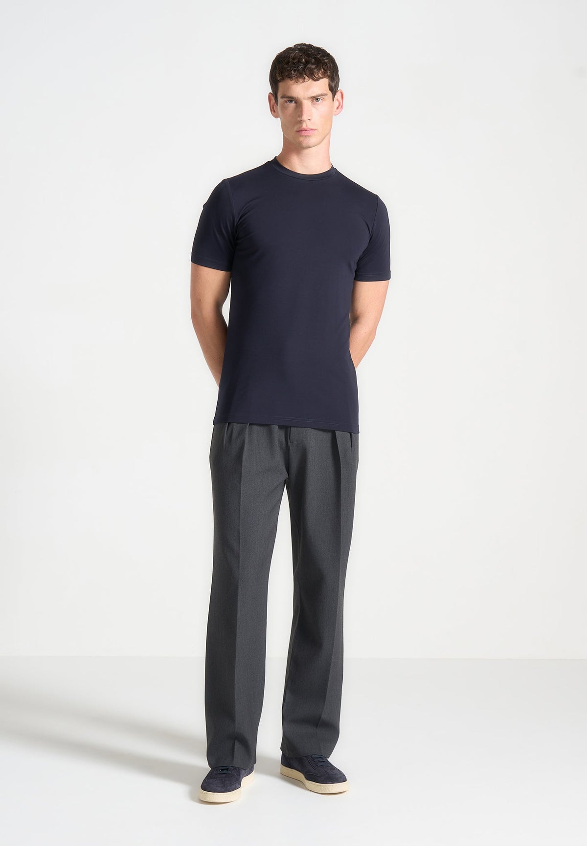 TS003 - Fitted Luxe T-Shirt - Navy