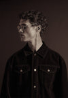 velvet-contrast-stitch-trucker-jacket-black