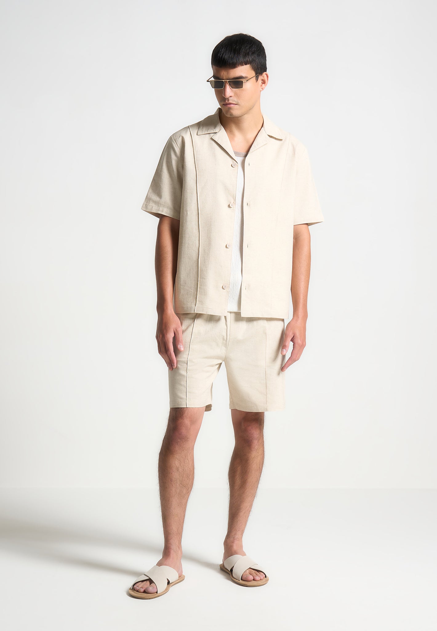 linen-pintuck-shorts-natural