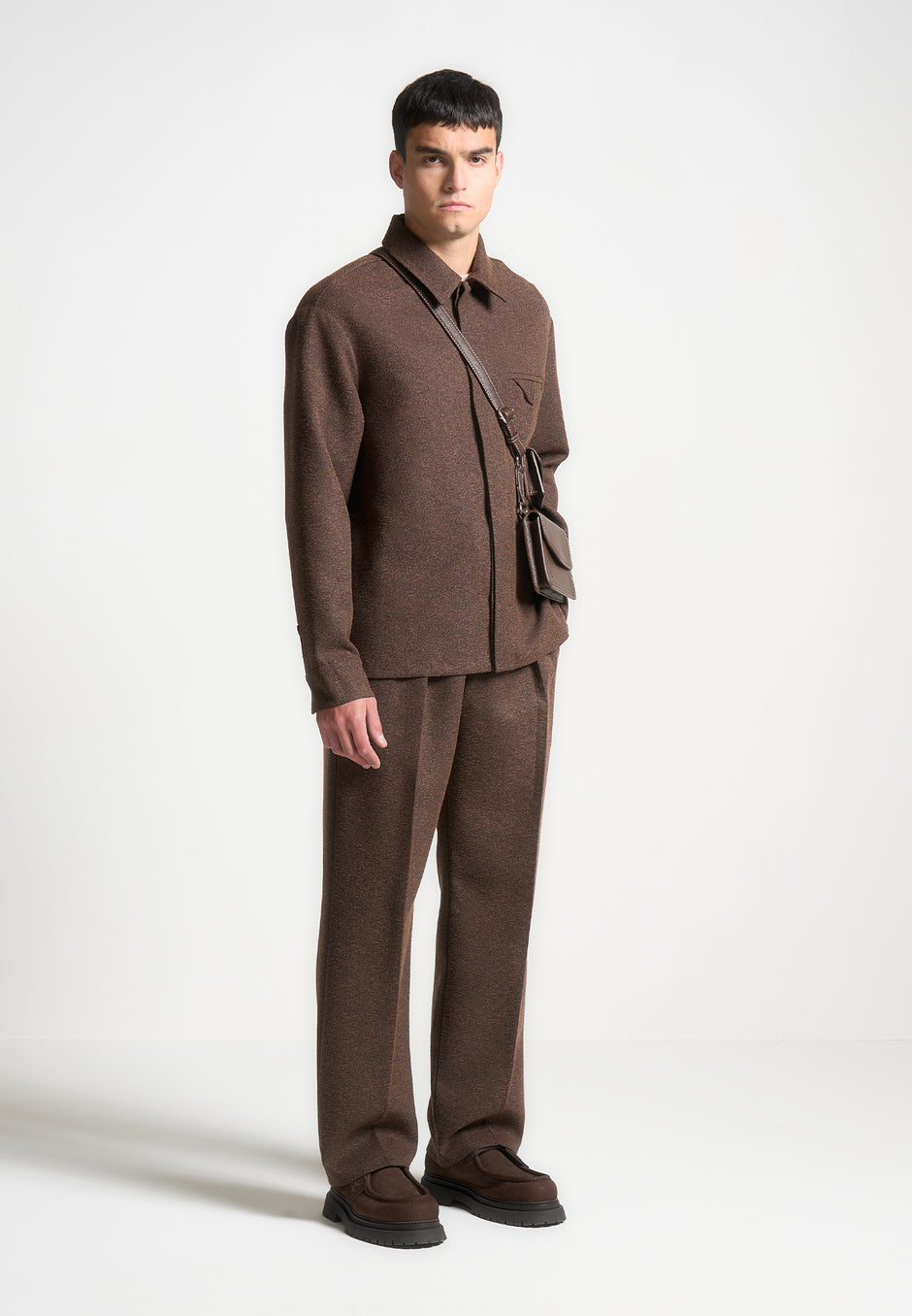 Woven Double Breasted Shirt main image 1