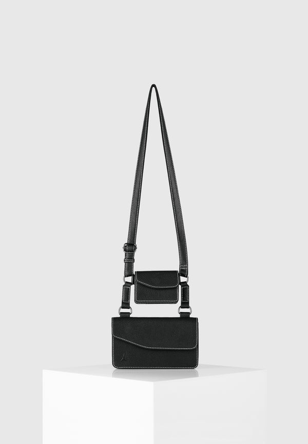 Monet - Duo Crossbody Bag - Black