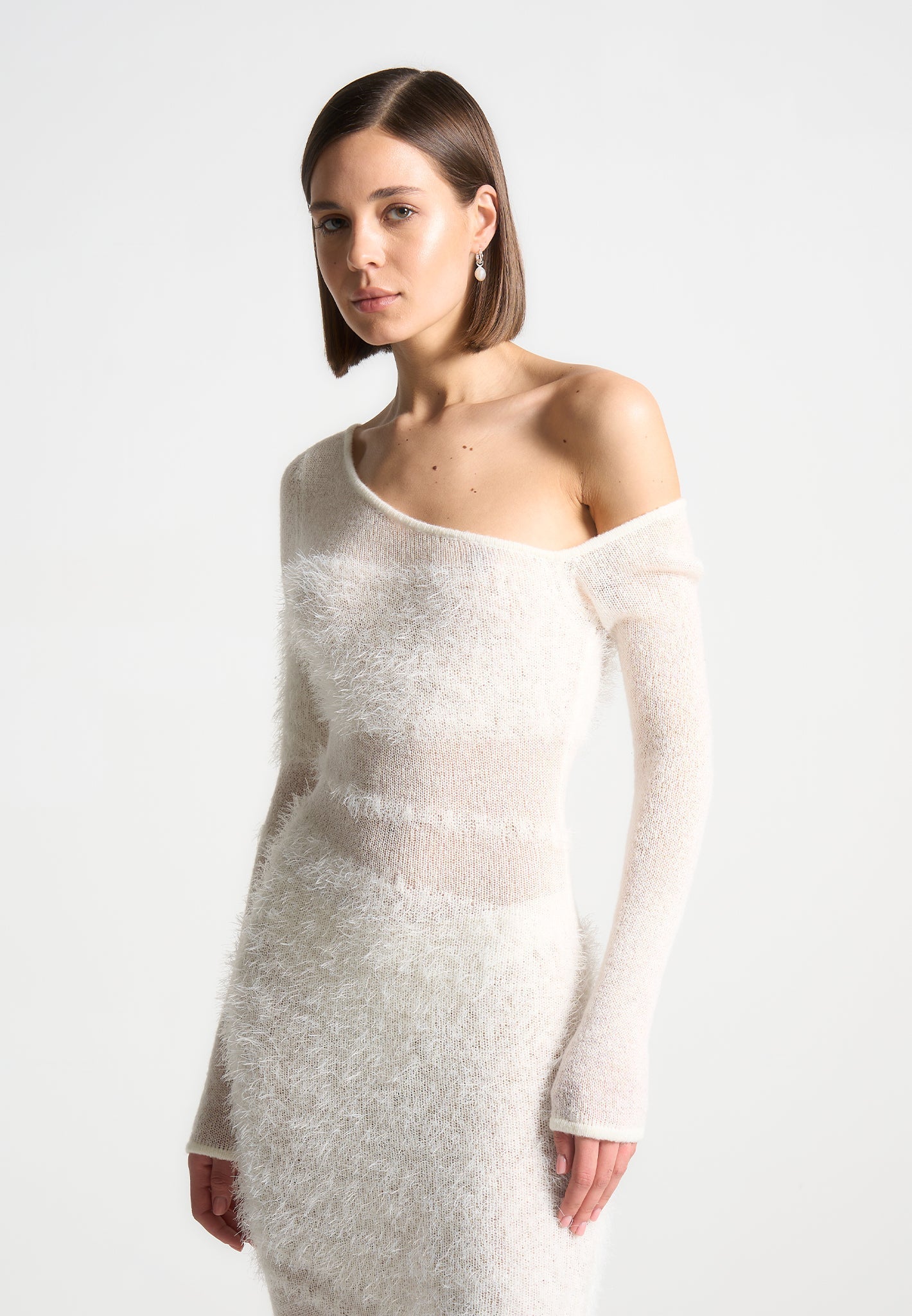 thumbnail image 2 of The Drop Women's Stevie Off-The-Shoulder Maxi Dress - Knit Comfort For Casual & Dressy Occasions 2 of 12
