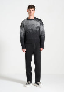 Yani - Ombre Wool Crewneck Sweater - Grey