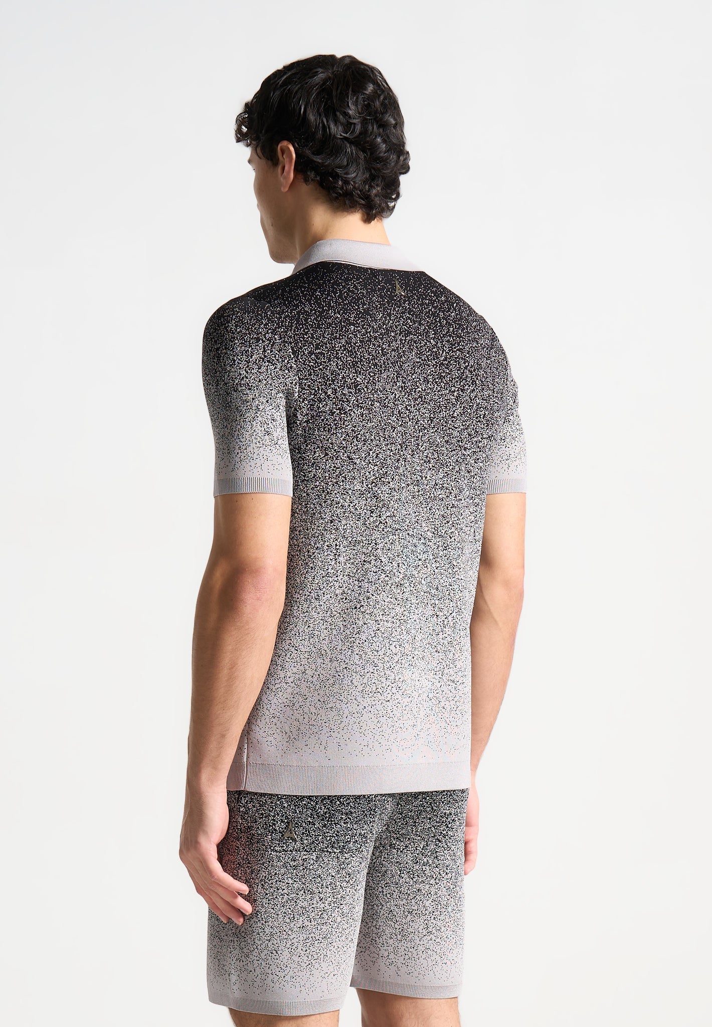 ombre-knit-polo-top-grey-black