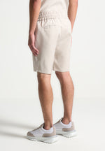 pinstripe-shorts-beige