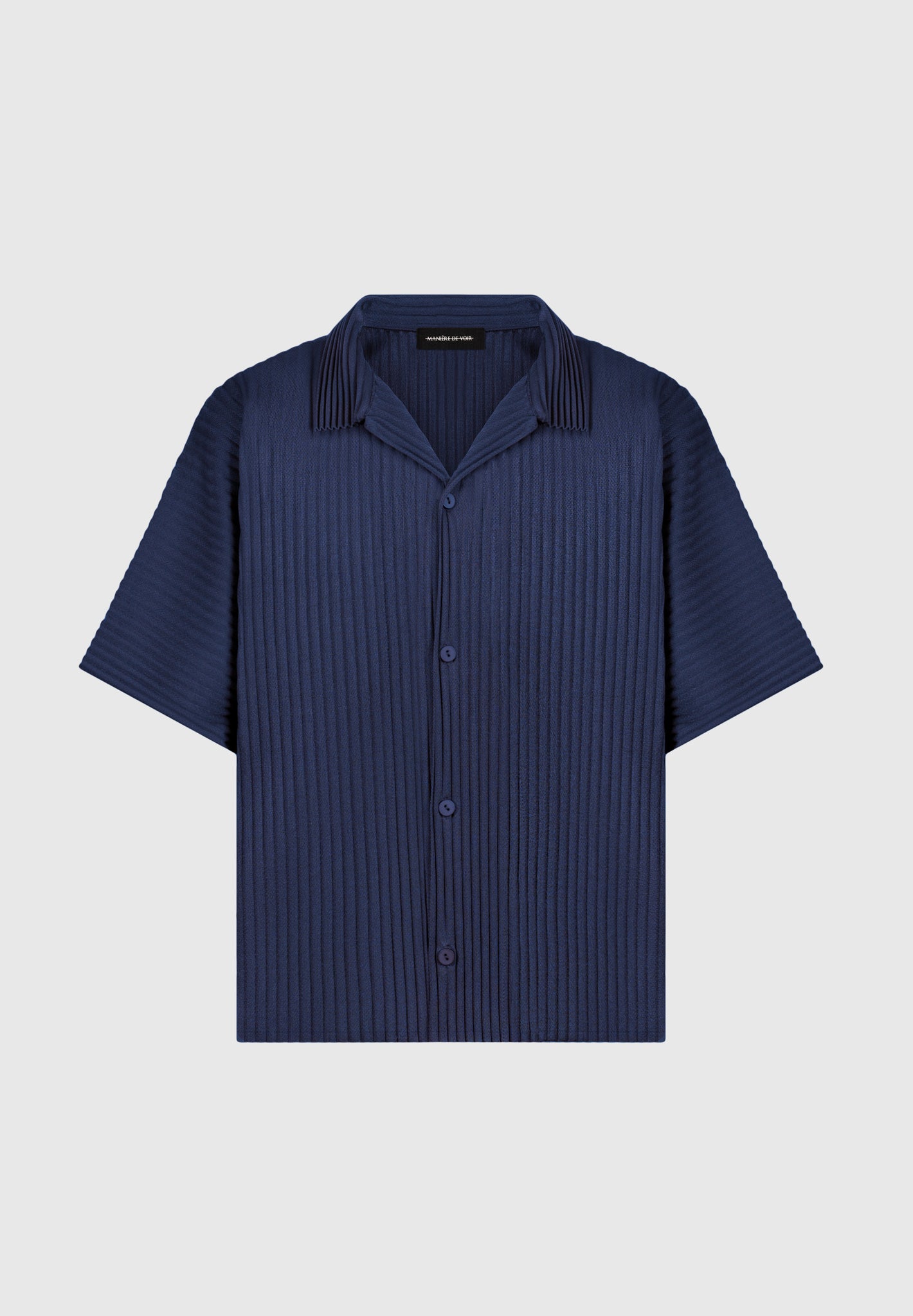 pleated-shirt-navy