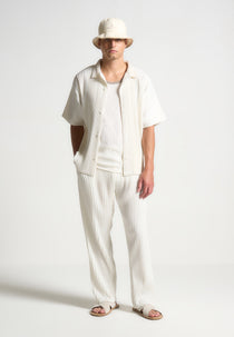 Pascal - Pleated Shirt - Off White