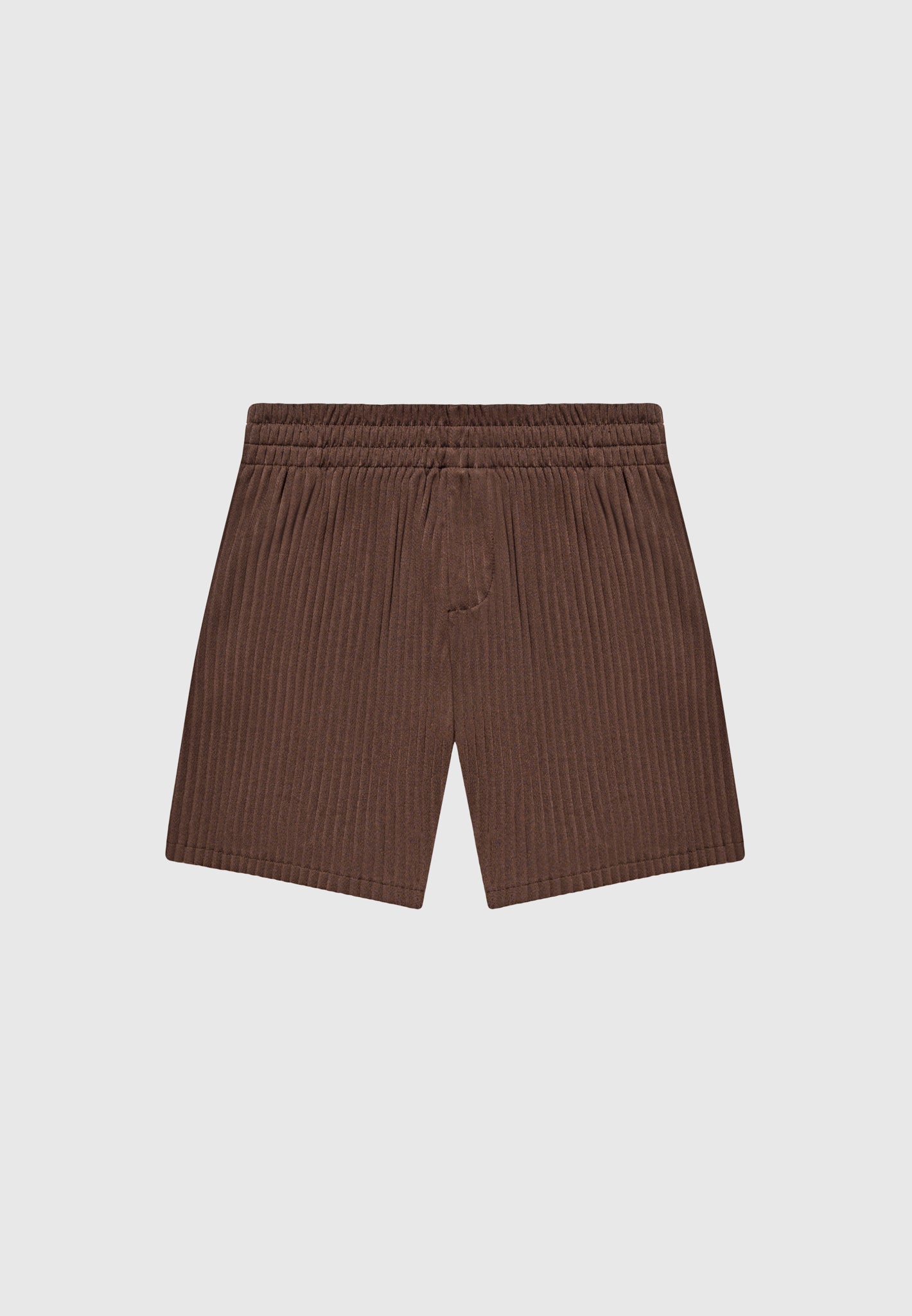 pleated-shorts-brown