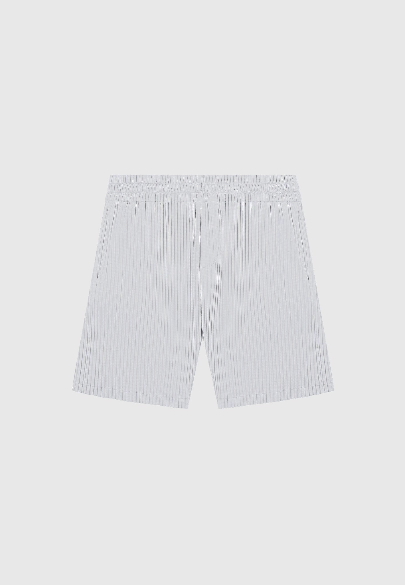 Pleated Shorts - Iced Grey