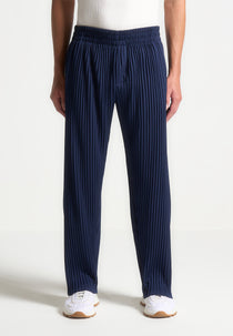 Jonas - Pleated Trousers - Navy