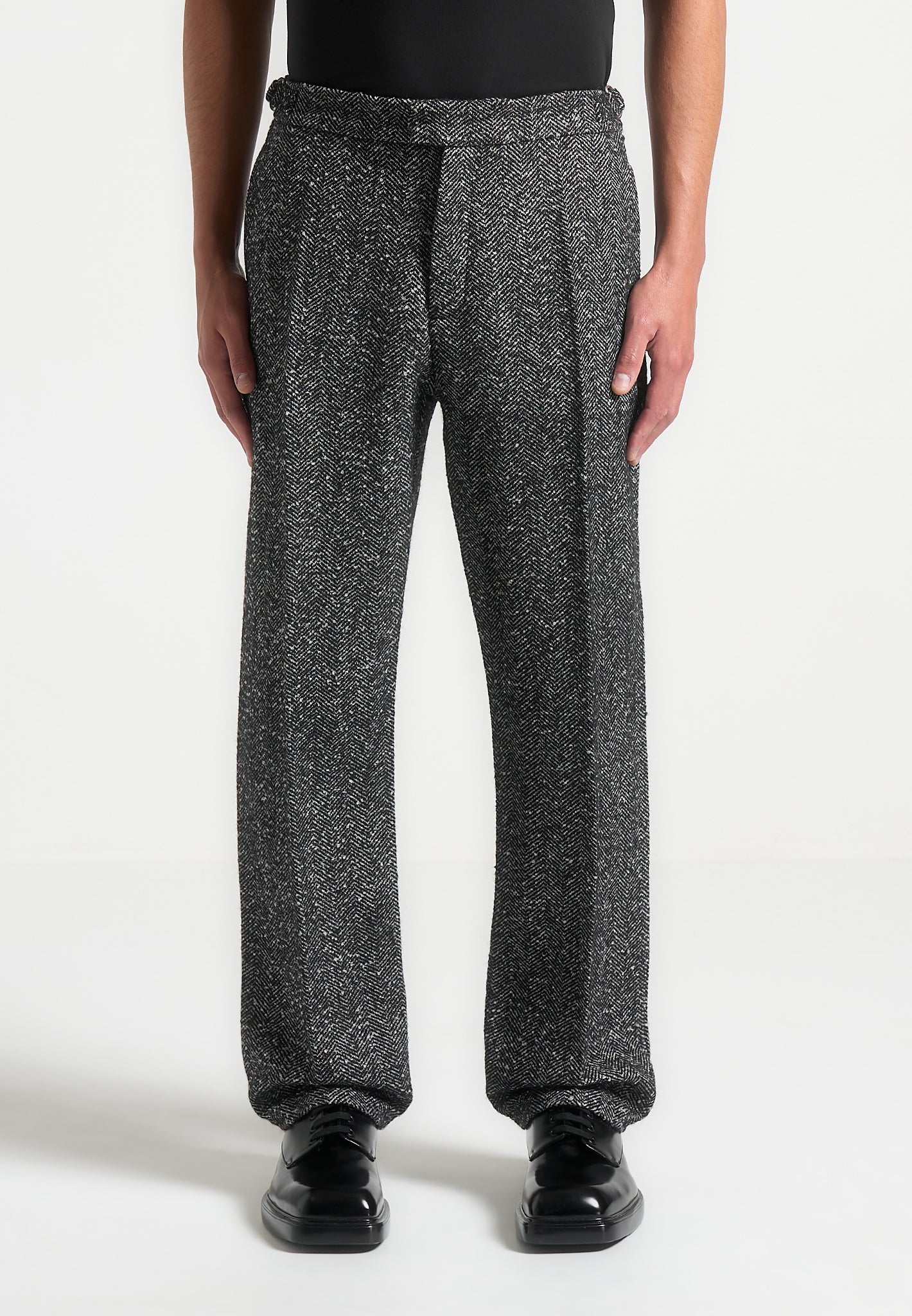 regular-fit-herringbone-wool-blend-tailored-trousers-black