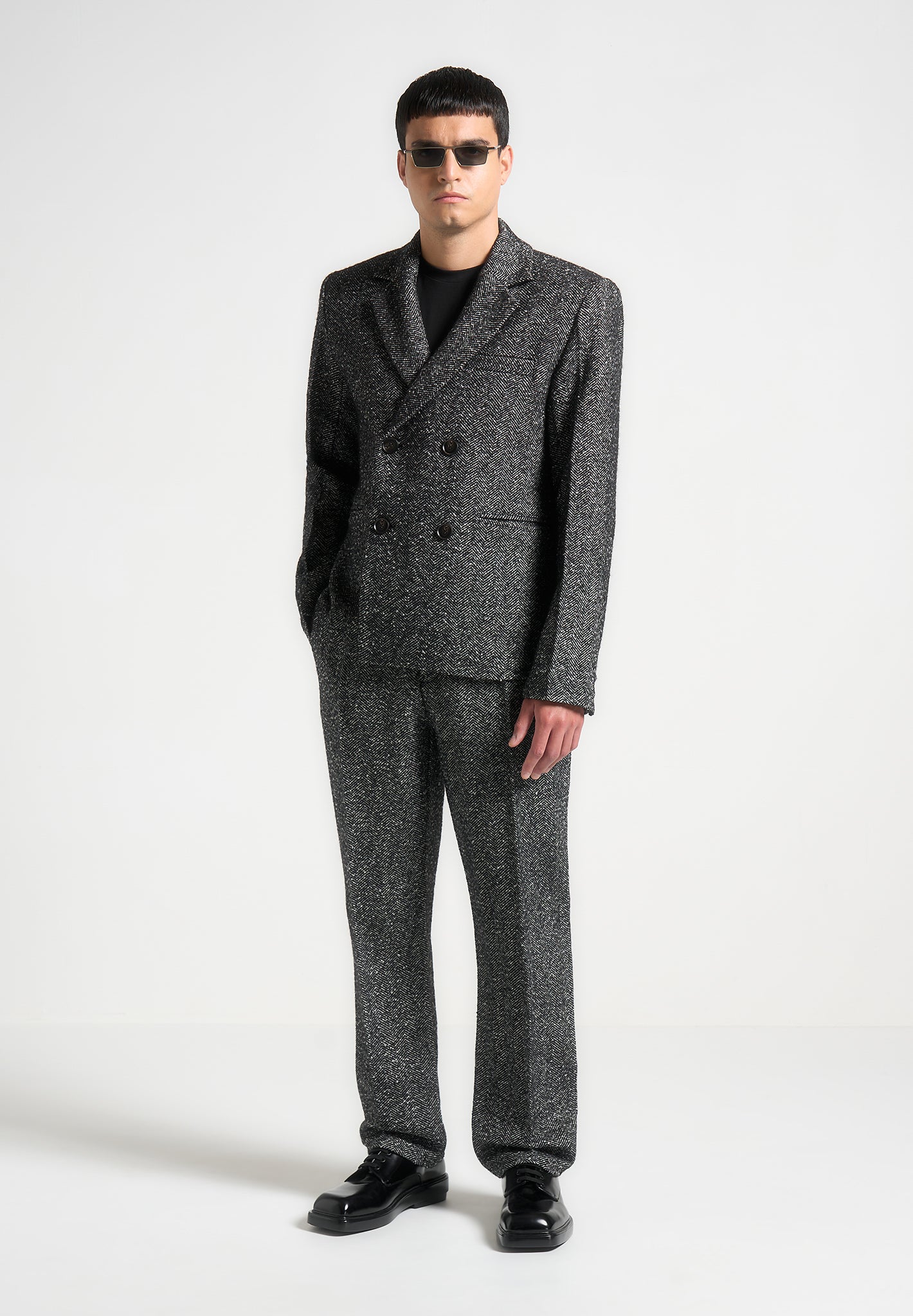 regular-fit-herringbone-wool-blend-tailored-trousers-black