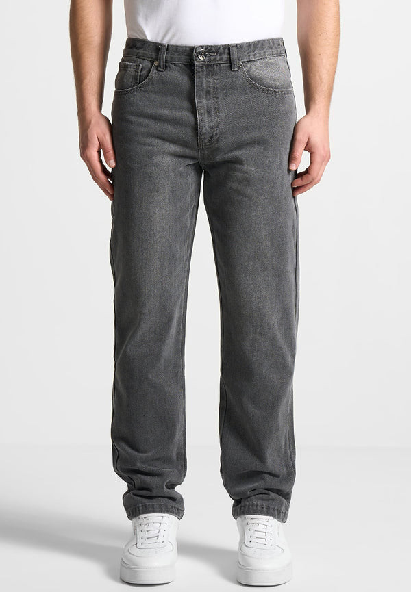 Relaxed Fit Jean - Washed Grey