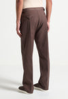 regular-fit-twill-pleated-tailored-trousers-brown