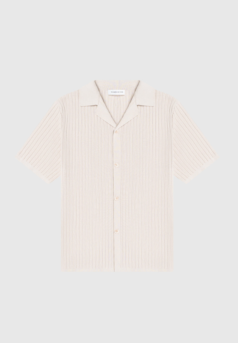 ribbed-knit-revere-shirt-cream