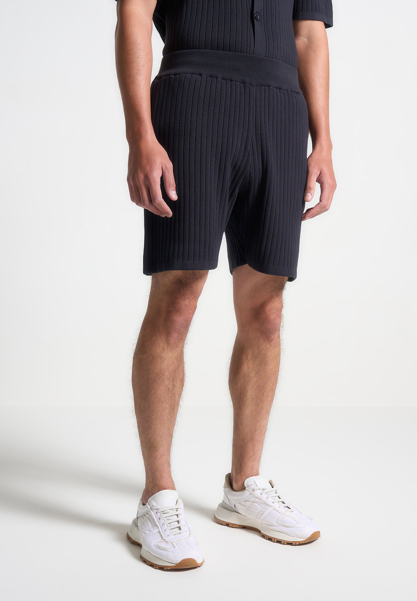 ribbed-knit-shorts-navy