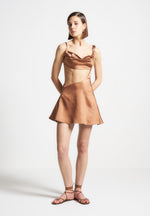 satin-bralette-fluted-mini-dress-bronze