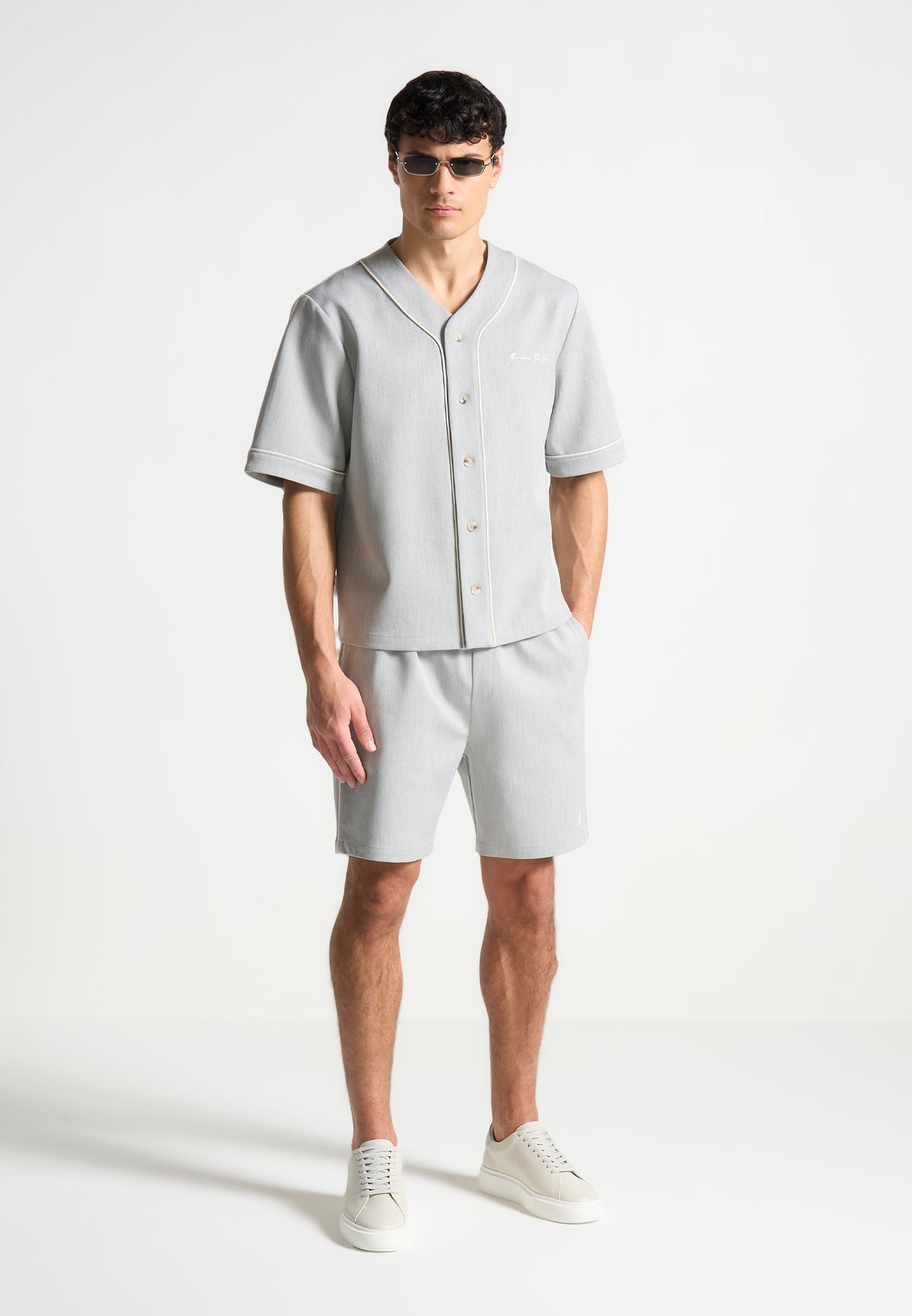 Signature Baseball Shorts - Grey
