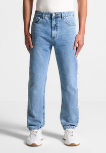 Regular Fit Jeans - Mid Blue