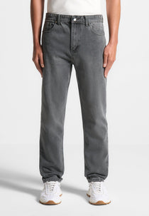 Regular Fit Jeans - Washed Grey