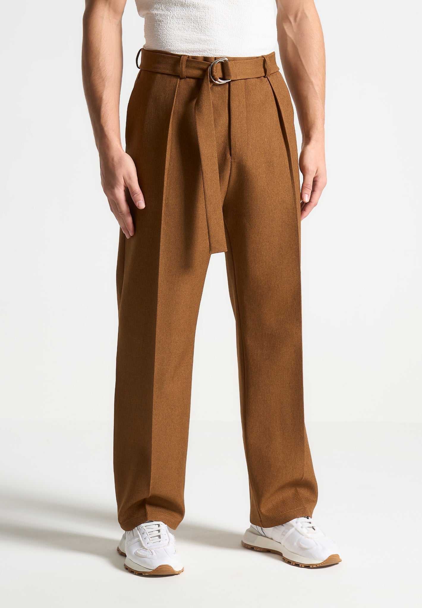 textured-belted-tailored-trousers-fawn