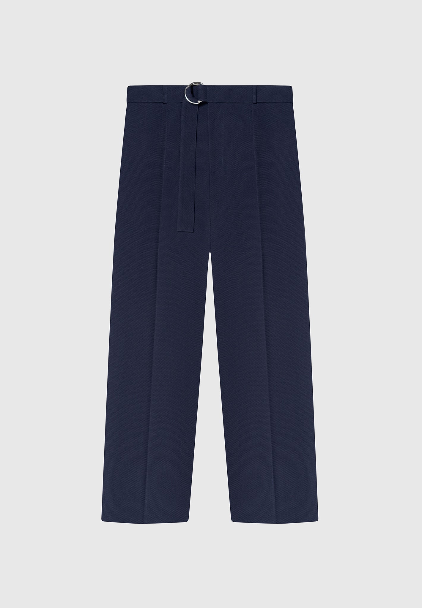 relaxed-fit-textured-belted-tailored-trousers-navy