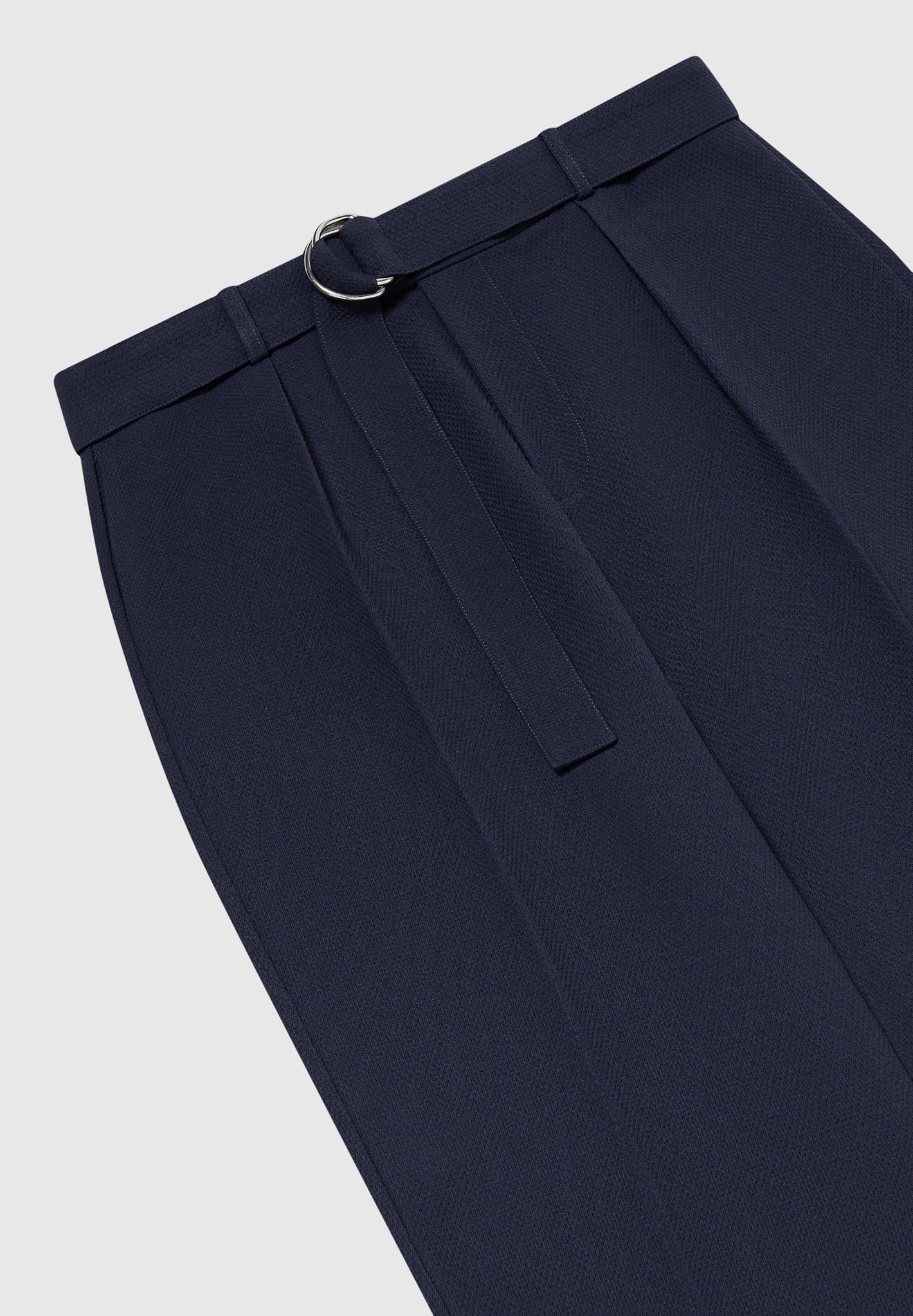 relaxed-fit-textured-belted-tailored-trousers-navy