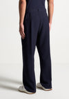 relaxed-fit-textured-belted-tailored-trousers-navy