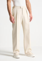 relaxed-fit-twill-pleated-tailored-trousers-cream