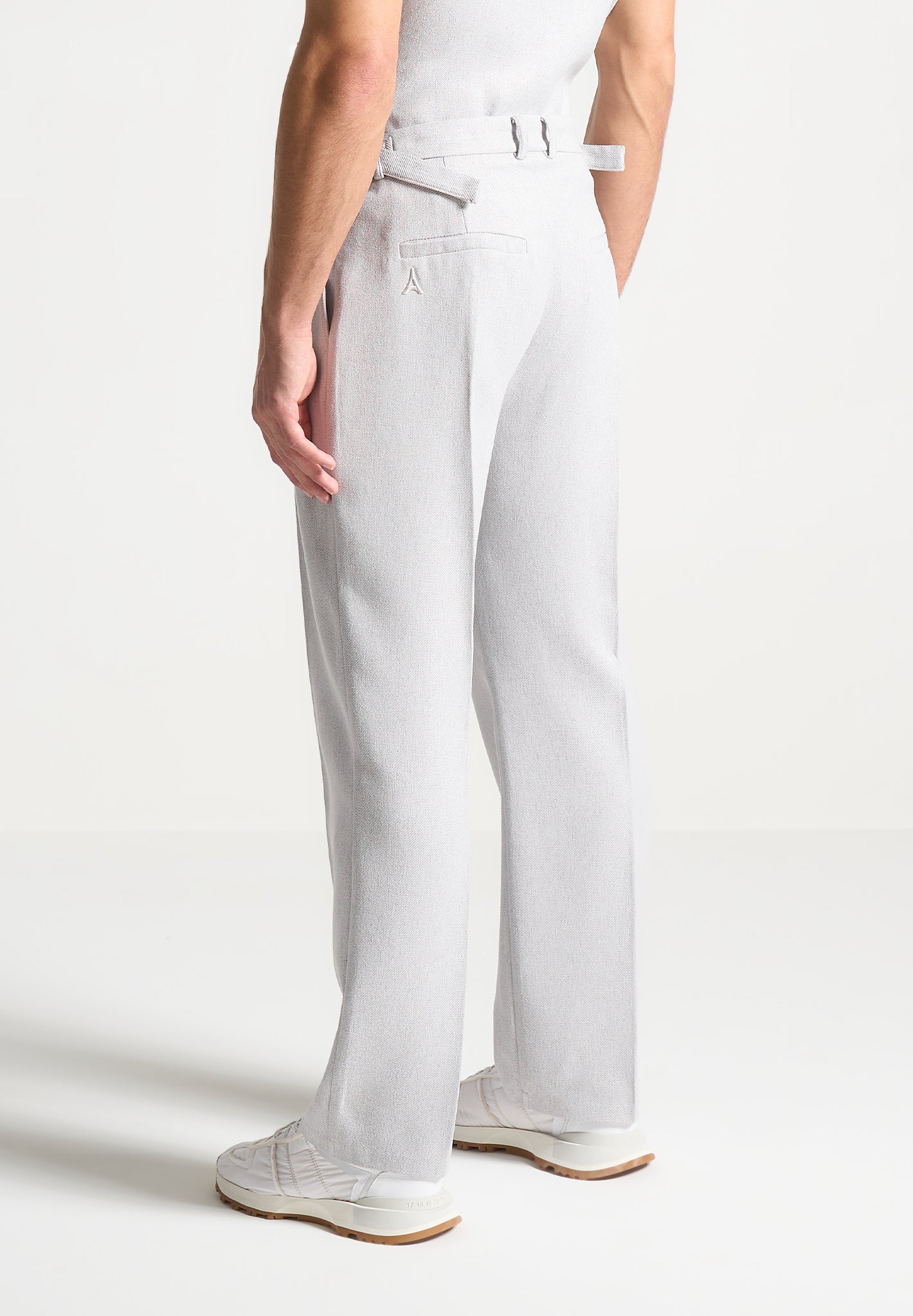 relaxed-fit-textured-pleated-tailored-trousers-grey