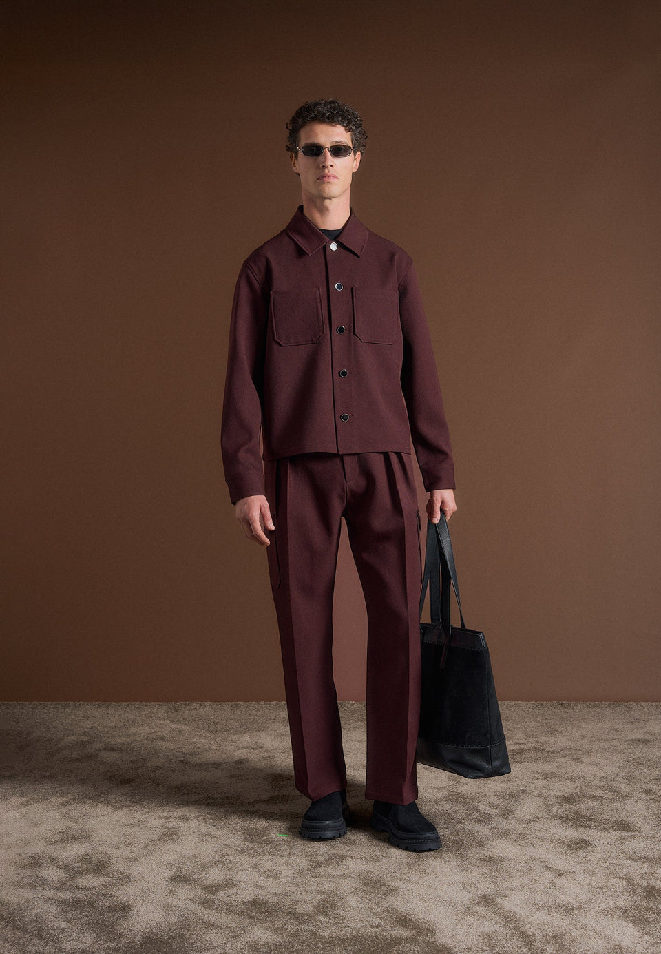 twill-pocket-cropped-shirt-wine-red