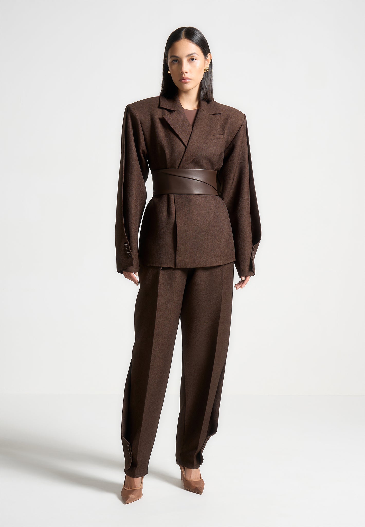 sophie-twist-leg-tailored-trousers-brown