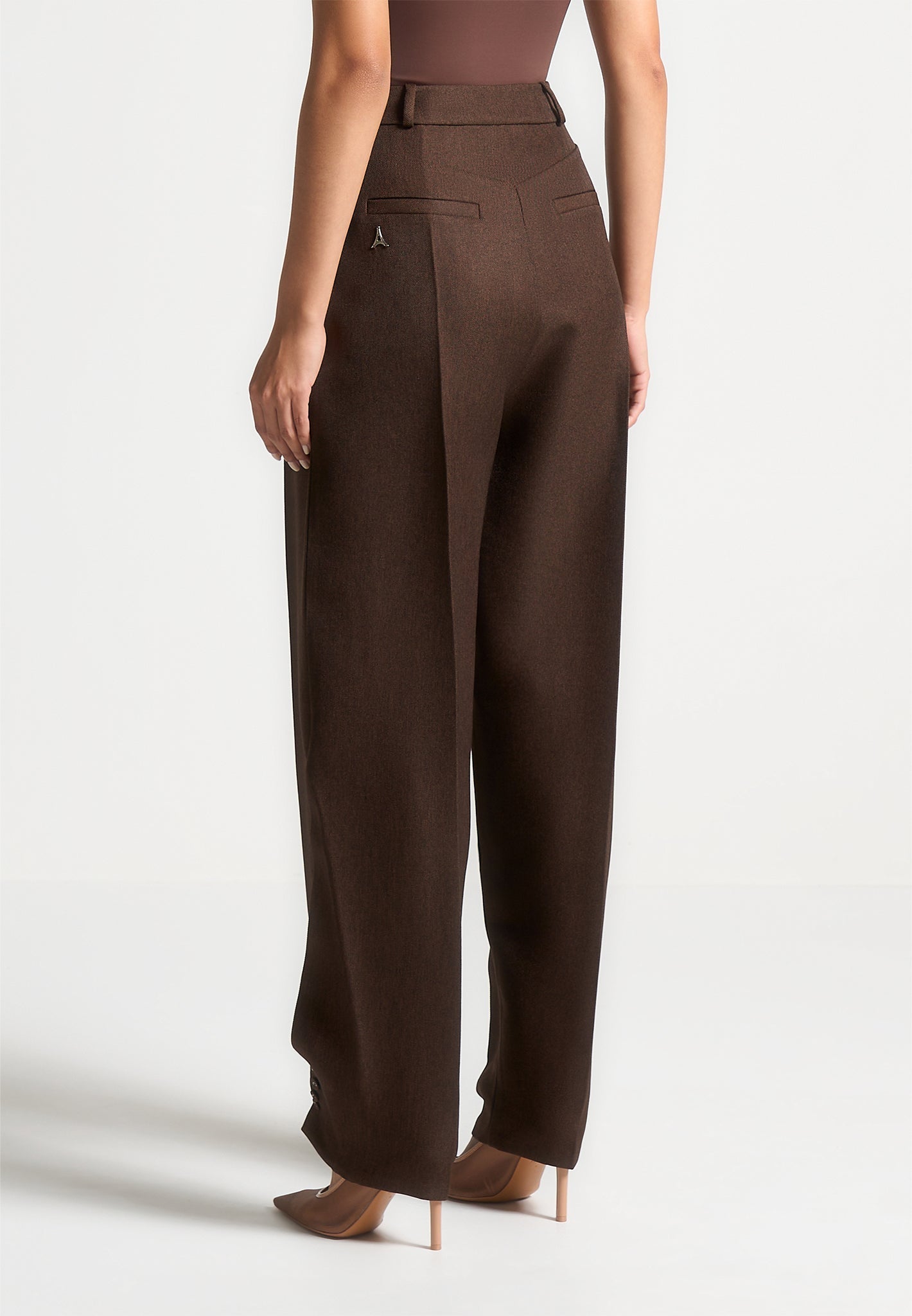 sophie-twist-leg-tailored-trousers-brown