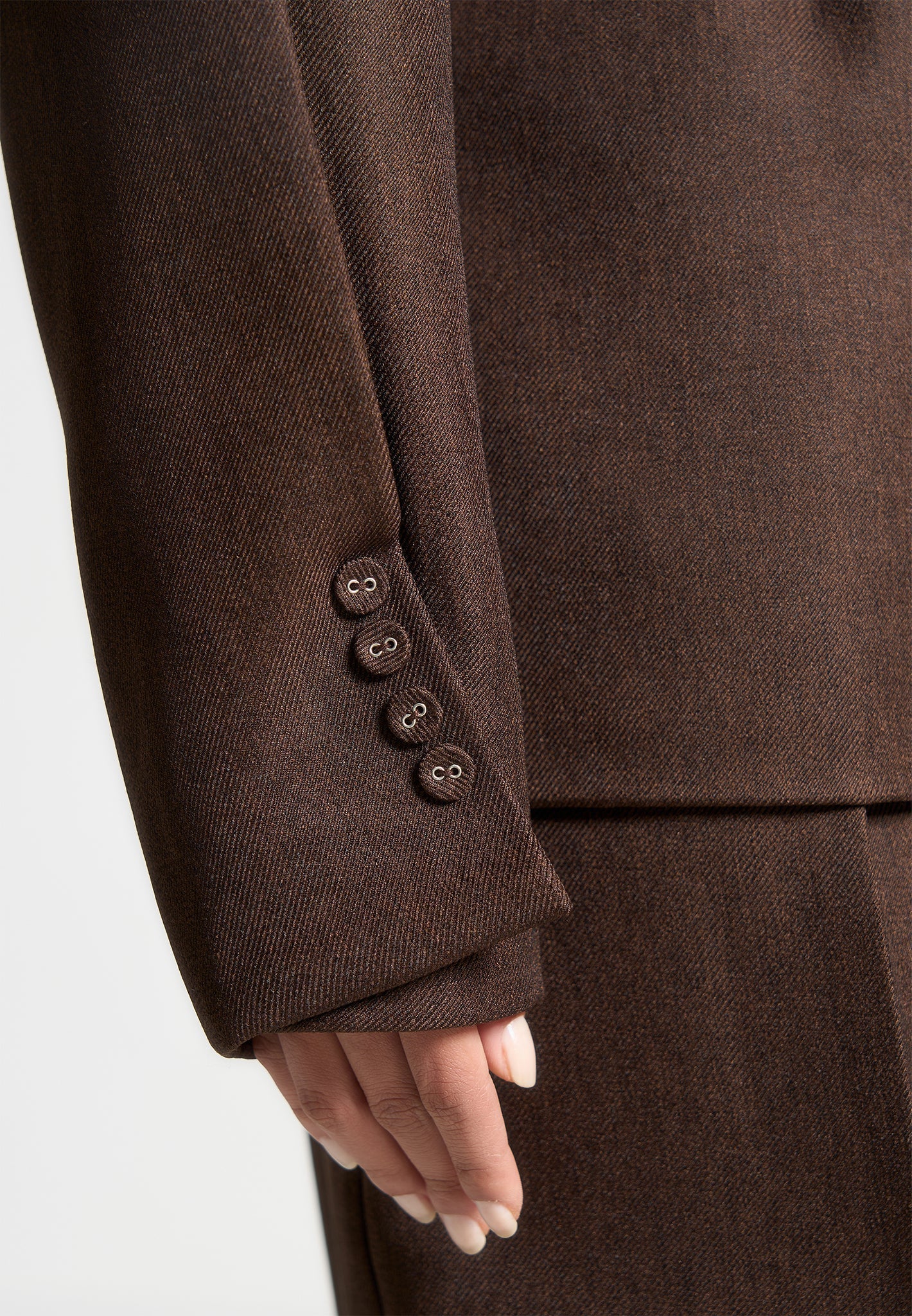 marie-twist-sleeve-tailored-blazer-with-belt-brown