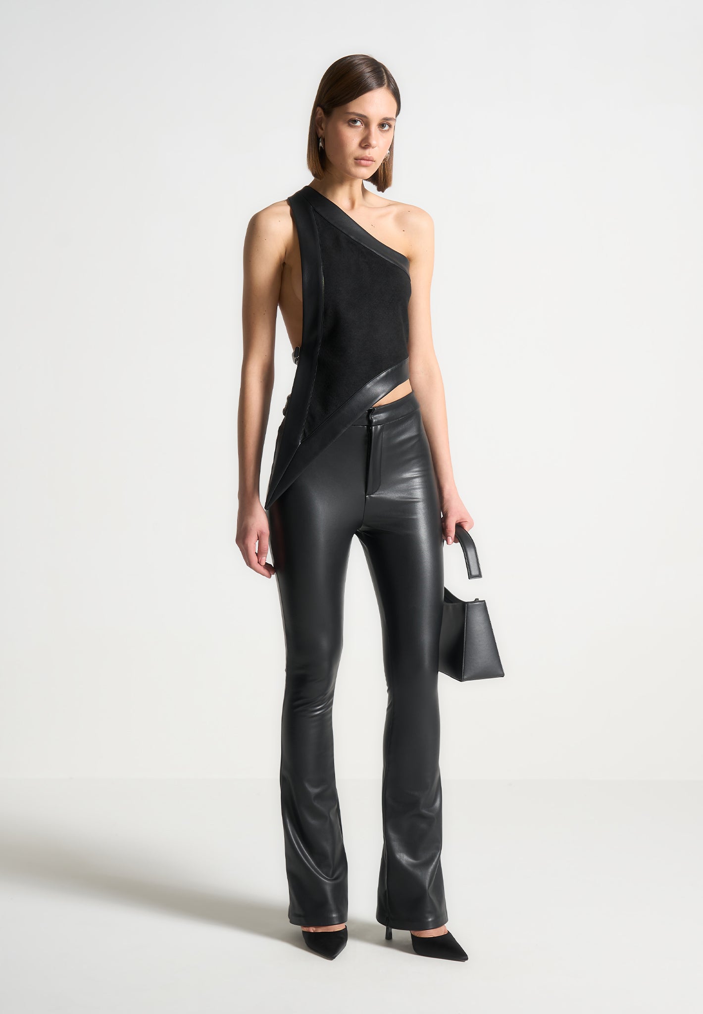 vegan-suede-leather-asymmetric-backless-top-black