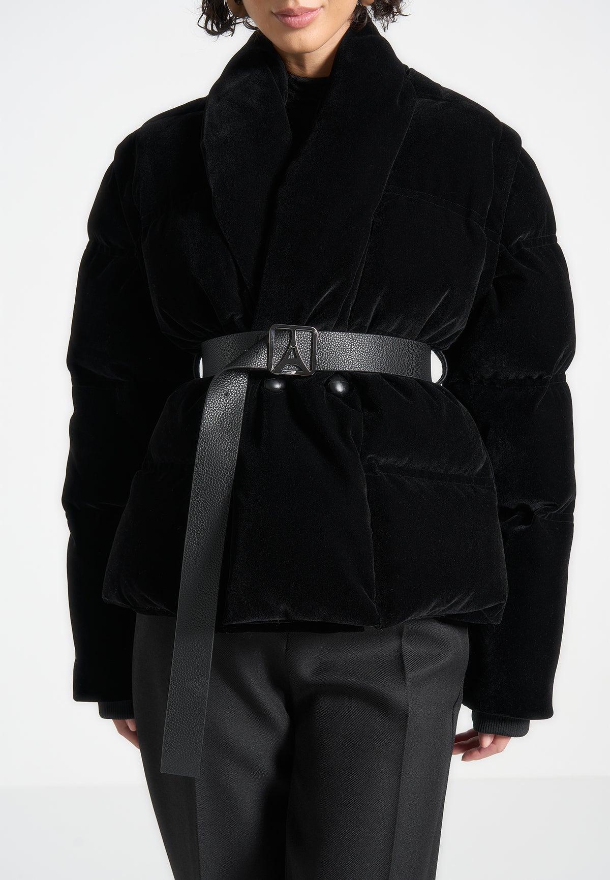 taya-velvet-wrap-belted-puffer-jacket-black