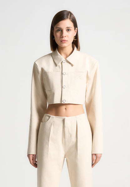 ジャケット・アウター digne summer jacket cream Z Supply Maya Quilted Jacket Bone ZJ203646 - Free Shipping