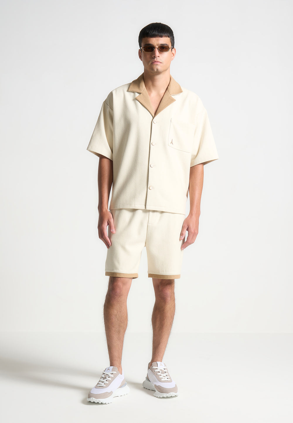 wool-shorts-cream-brown