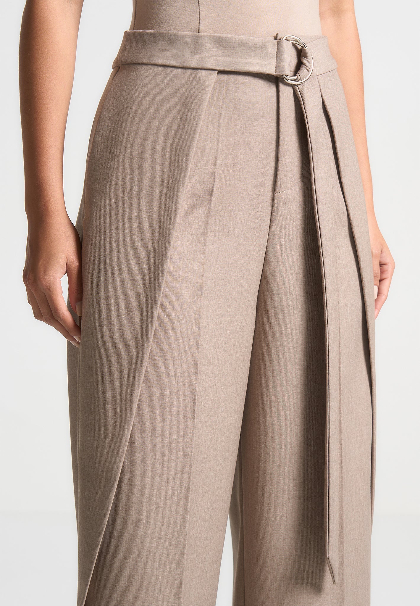 foldover-tailored-trousers-with-d-ring-belt-beige