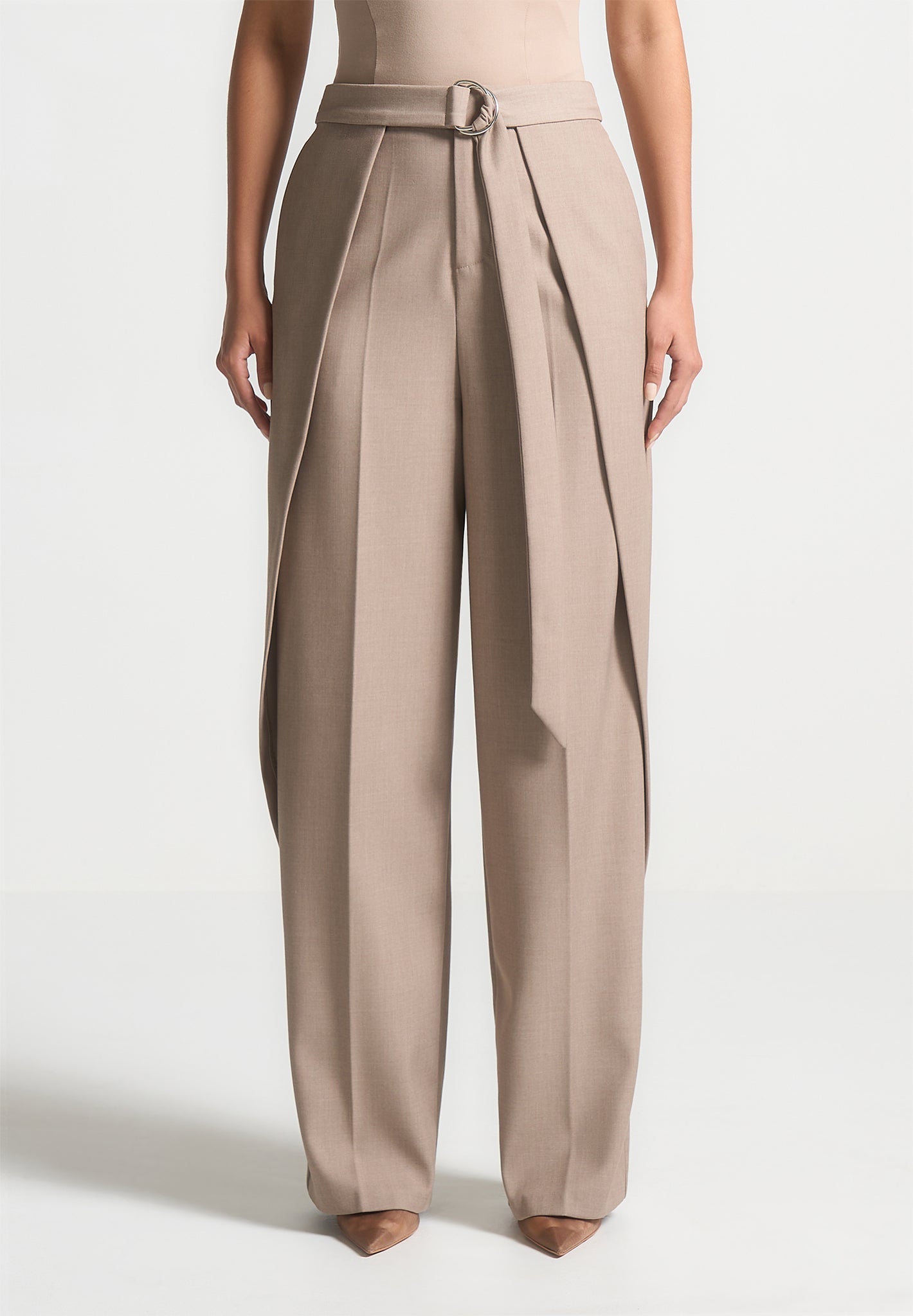 foldover-tailored-trousers-with-d-ring-belt-beige