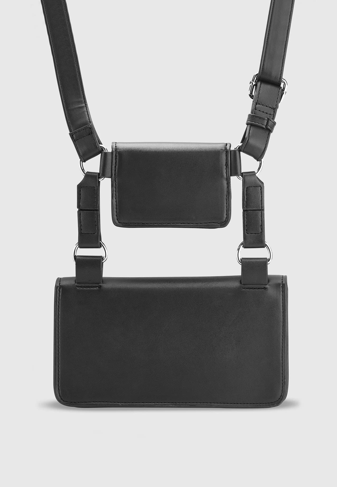 Cross body bags Philippe Model - Petit Model black leather bag - B01DY008