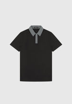 contrast-collar-polo-shirt-black