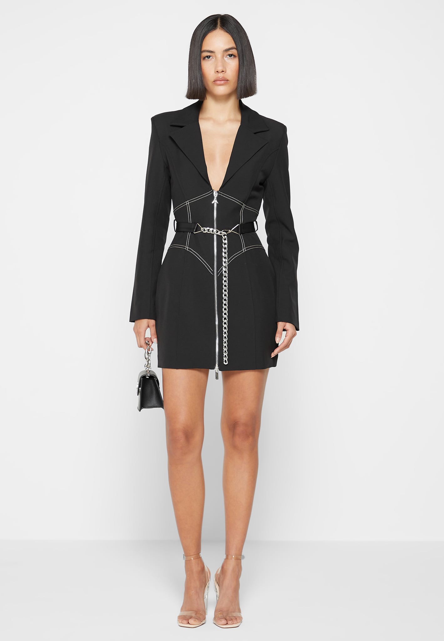 corset-blazer-dress-with-chain-black-2