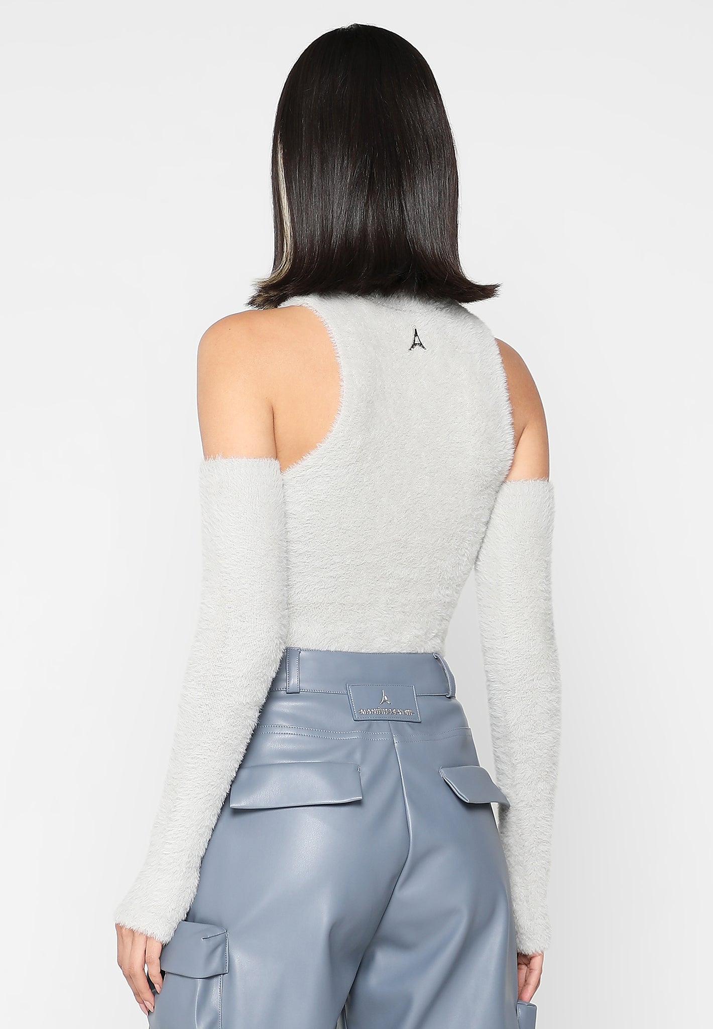 fuzzy-high-neck-bodysuit-with-sleeves-grey